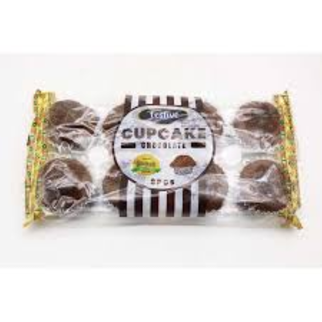 FESTIVE CUPCAKES 6PCS CHOCOLATE 250G